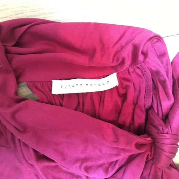 Susana Monaco 100% silk tie neck dress - Picture 3 of 4